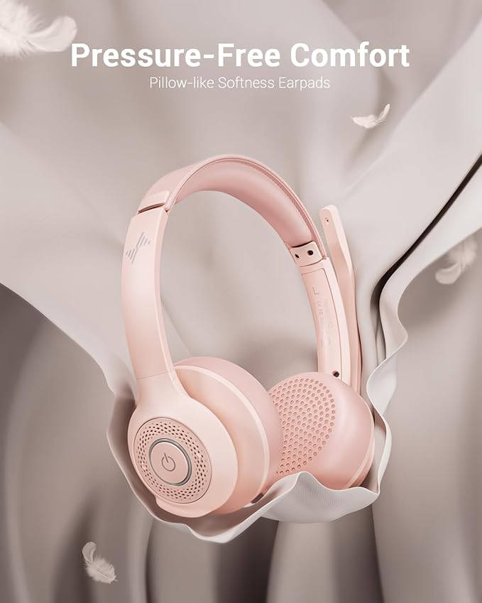 Wireless Headset with AI Noise Cancelling Microphone Bluetooth Headset - Image 4