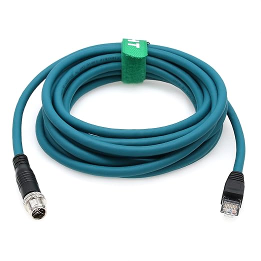 X-Code Ethernet M12 8 Pin RJ45 Network Data Cable by HangTonConnect