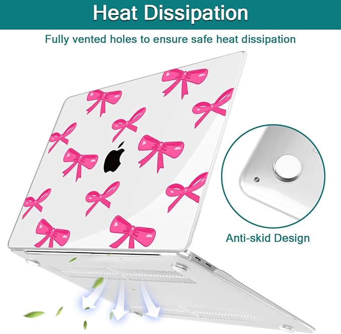 Teryeefi for MacBook Air 13 inch Case 2020 2019 2018 fits Model M1 A2337 A2179 - Image 6
