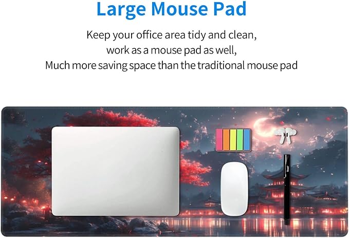 Gaming Mouse Pad Desk Pad, Extended Big Mouse Pad, 31.5x11.8 Inch Long Computer - Image 7