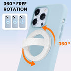 Magnetic Silicone Ring Grip Phone Holder, Loop Grip, Compatible - Image 3