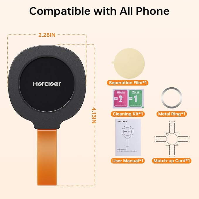 Magnetic Suction Cup Phone Mount, Ultra-Comfort Silicone Suction Grip Holder - Image 7