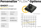 LOFREE Flow Low Profile Mechanical Keyboard, 100 Keys Rechargeable Wireless - Image 7