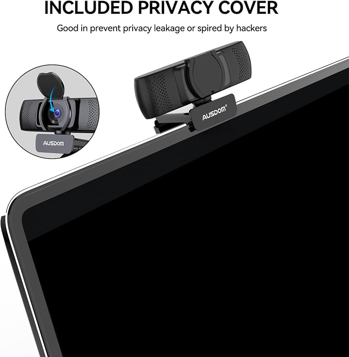 AUSDOM 4K Webcam, Autofocus Webcam - Image 6
