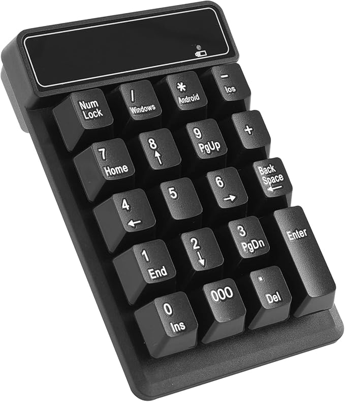 RaceGT Bluetooth Number pad, 19-Keys Wireless Numeric Keypad, Portable Mini by RaceGT