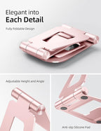 Nulaxy Aluminum Dual Foldable iPad Stand, Fully Adjustable Desktop Tablet Holder - Image 4