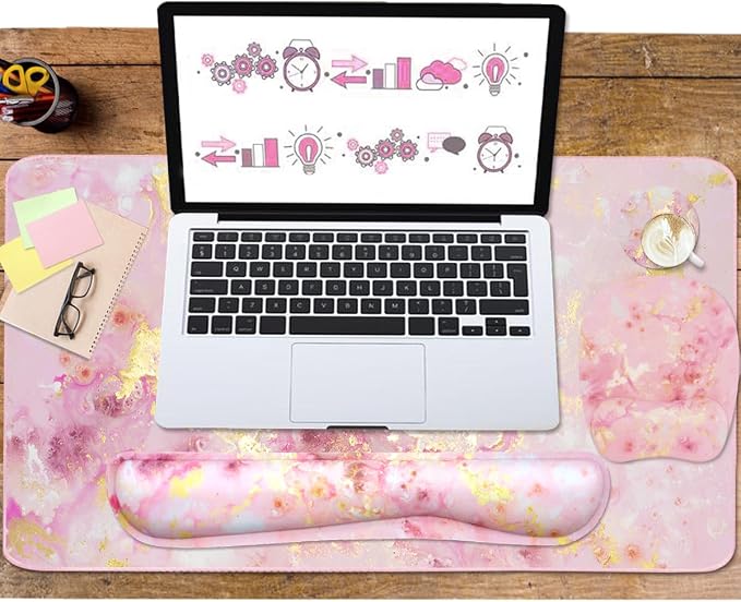 Keyboard Wrist Rest Large Mouse Pad Wrist Support - Image 5