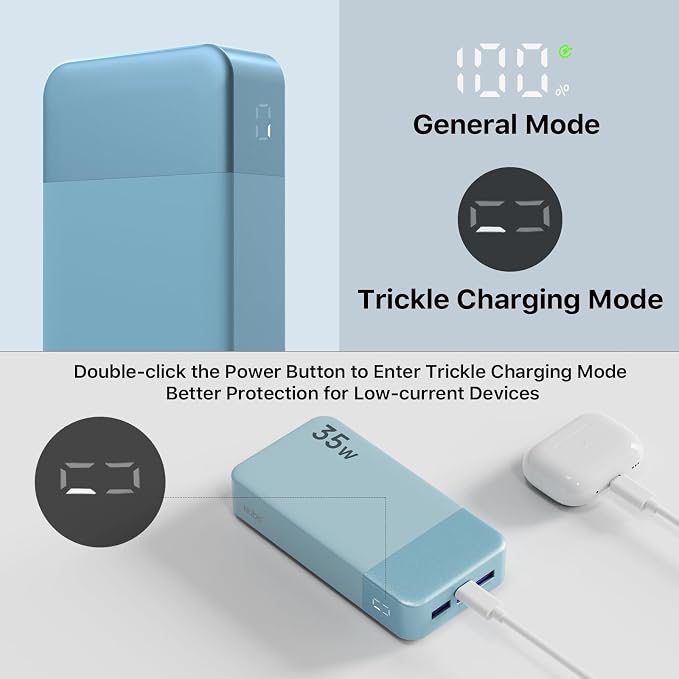 NOBIS Portable Charger, 20000mAh Power Bank, 35W Power Bank Fast Charging - Image 5