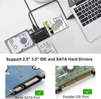 USB 3.0 to SATA IDE Adapter, Hard Drive Reader External Ultra Recovery - Image 4