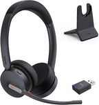 Yealink WH64 Hybrid Wireless Headset Dongle & Charging Stand, 492ft Range by RedefineYourWorkplace