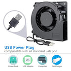GDSTIME 120mm x 32mm USB Blower Fan - Image 2