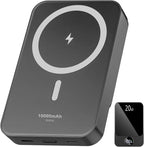 Magnetic Portable Charger, 10000mAh Power Bank by Matast