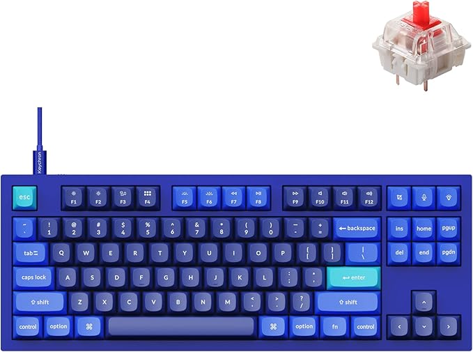 Keychron Q3 RGB Tenkeyless Layout 87-Key QMK/VIA Programmable Macro by Keychron