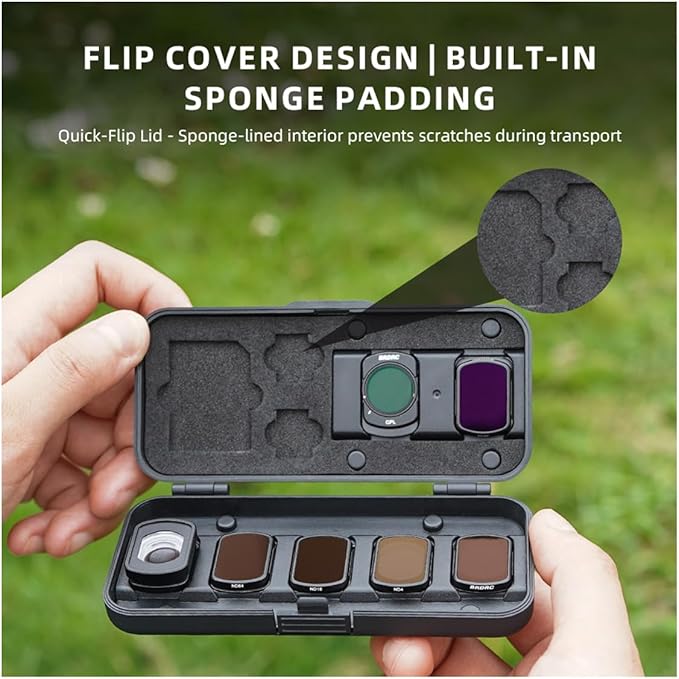 Filter Case for DJI Pocket 3, Magnetic Lens Filter Storage Case for DJI Osmo - Image 4