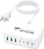 240W USB C Charging Station, 7-Port GaN USB C Charger Block, 100W Laptop USB C - Image 9
