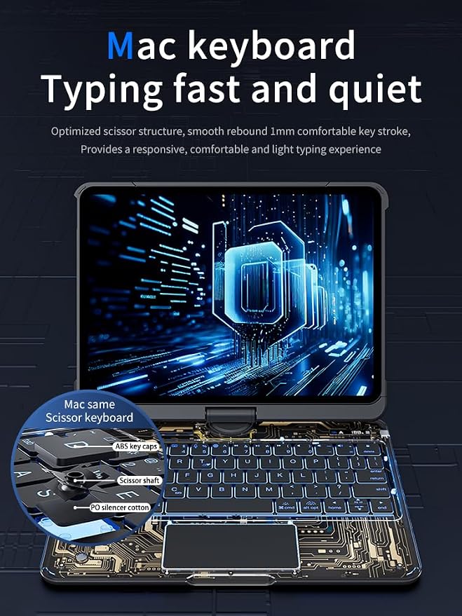 KARTICE Transparent 360 for iPad Keyboard case - Image 6