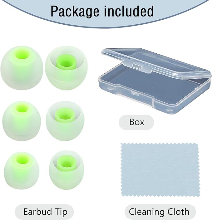 Earbud Replacement Tips Silicone Earbud Tips Earbud Covers Fit - Image 7