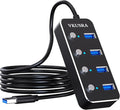 USB Hub, VKUSRA 4 Port USB 3.0 Hub Splitter by VKUSRA