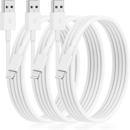 3Pack Long iPhone Charging Cable 10ft-Apple Lightning to USB Cable Wire by Citelect