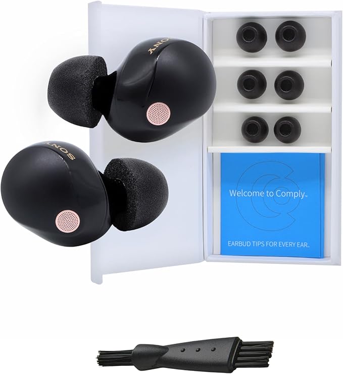 Comply TrueGrip | Premium Memory Foam Replacement Earbud Tips by ComplyFoam