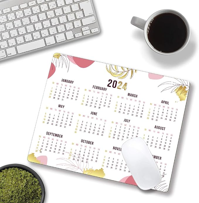 Mouse Pad, 2025 Calendar Mouse Pads, Cute Square Mouse Mat Waterproof Non-Slip - Image 4