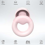 Ear Plugs for Sleeping, 2 Pairs of Reusable Earplugs for Noise Reduction - Image 2