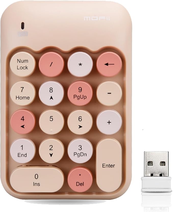 Lomiluskr Cute Wireless Number Keypad by Lomiluskr-Colorfulcomputeraccessories