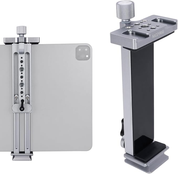 NICEYRIG Tablet Tripod Mount Aluminum Holder by NICEYRIG