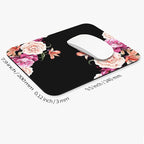 Square Mouse Pad Pretty Peony Flower, Personalized Premium-Textured Custom - Image 2