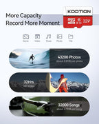 KOOTION 32GB Micro SD Card 2-Pack Class 10 Micro SDHC Card UHS-I Memory Card - Image 2