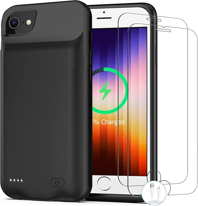 Battery Case for iPhone 7/8/6s/6/SE 2020/SE 3, Rechargeable Smart Extended by Unknown