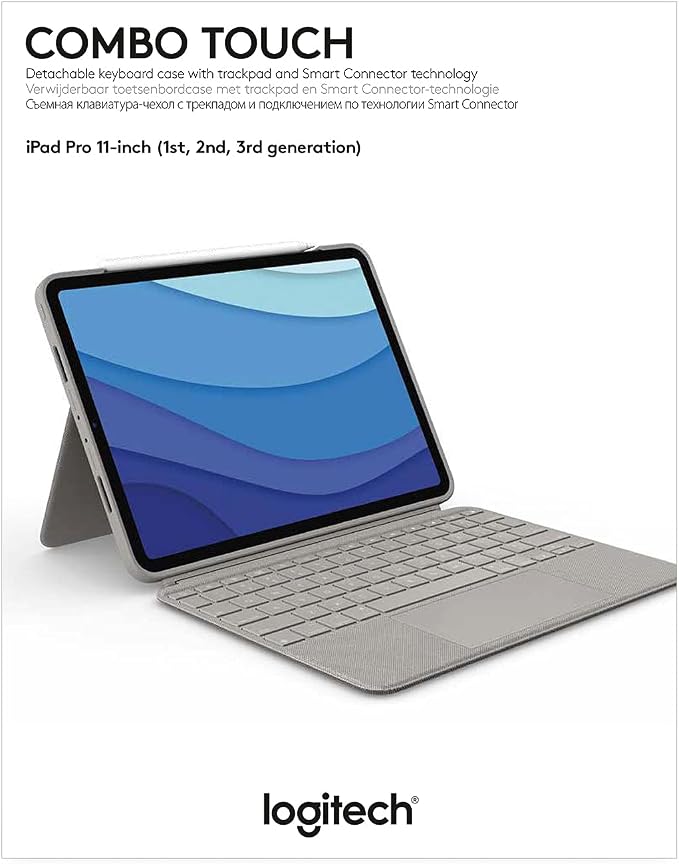 Logitech Combo Touch iPad Pro 11-inch Keyboard Case - Image 9