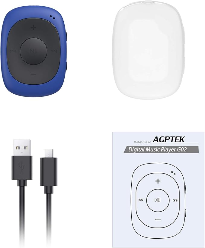 AGPTEK G02 8GB Clip MP3 Player - Image 8