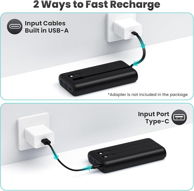 Portable Charger 40, 800mAh Power Bank 25W Portable Battery Pack - Image 4