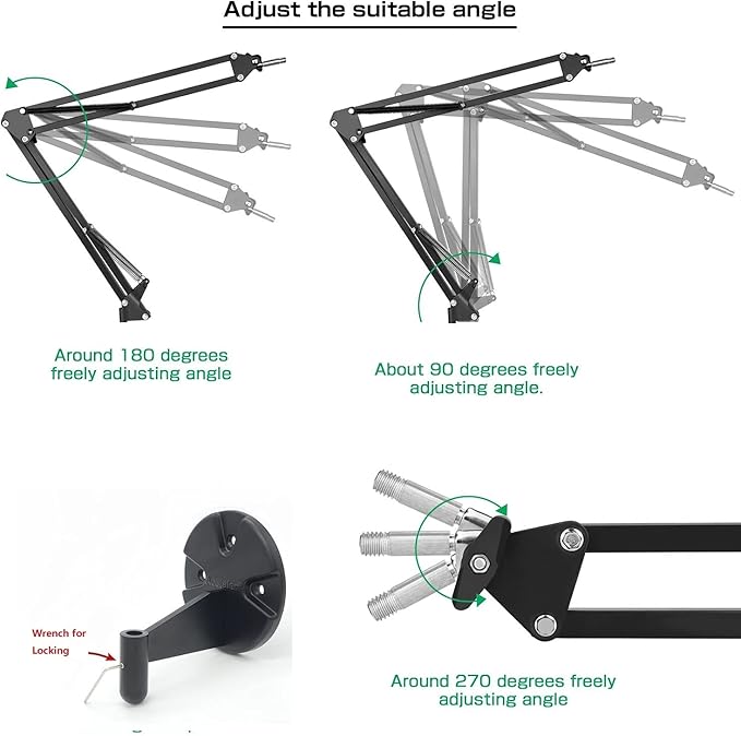 Kiyo pro Webcam Ring Light Wall Holder, Kiyo Pro, Kiyo X Webcams Black - Image 6