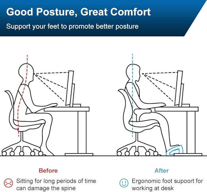 StrongTek Wood Ergonomic Footrest - Image 2