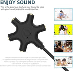 Multi Headphone Audio Splitter, 5-Way 3.5mm Jack Stereo Headset Adapter to - Image 5