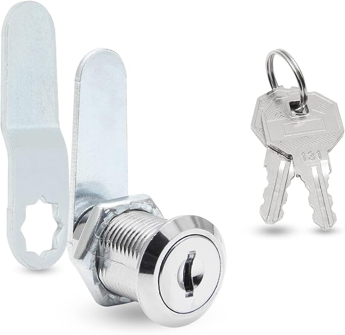 Uenhoy 6 Pack Cam Locks Keyed Alike, File Cabinet Locks - Image 2
