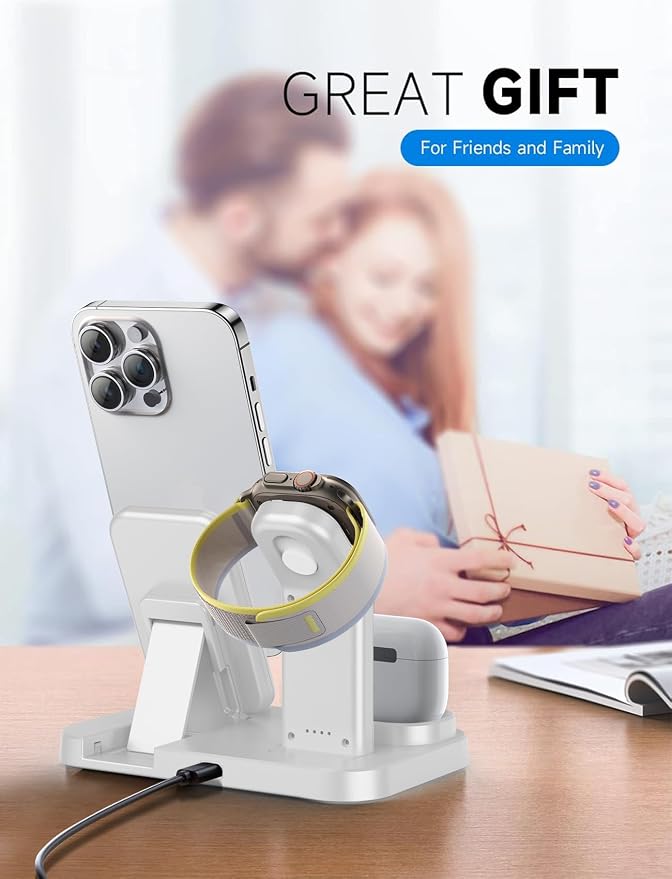 Wireless Charging Station 3 in 1 RJR Compatible - Image 3