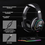 EKSA E1000 USB Gaming Headset for PC, Computer Headphones - Image 9