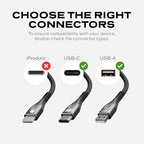 Statik MagStack USB to USB C Cable, A to Type C Charger Fast Charging Phone - Image 7