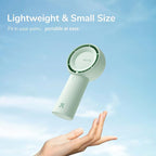 JISULIFE Portable Handheld Turbo Fan, 4000mAh USB Rechargeable Personal Battery - Image 8