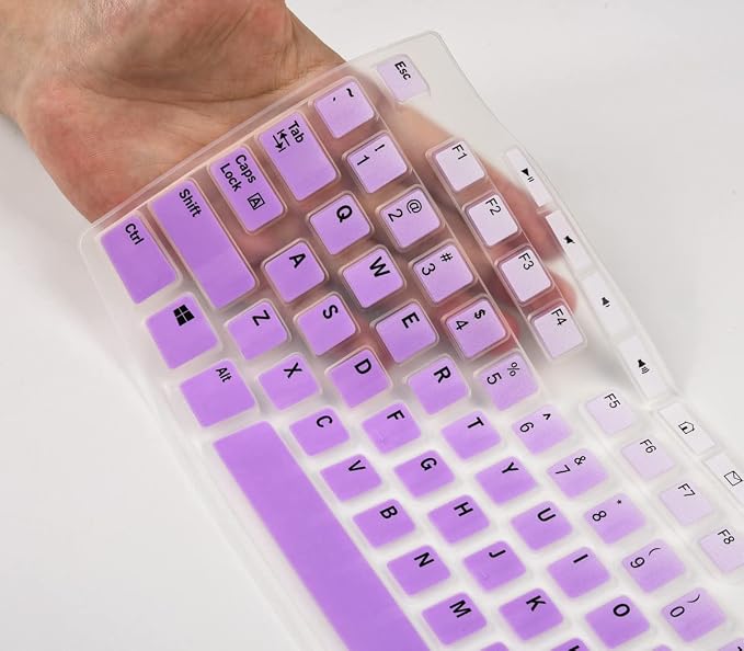 Keyboard Cover for Logitech MK370 MK270 MK295 Keyboard, Logitech MK270 K270 - Image 2