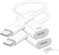 USB C to Lightning Headphone Audio Adapter, Type C Male to Female Lightning by Unknown