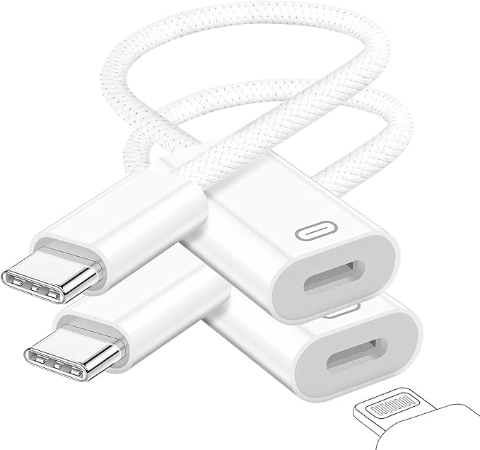 USB C to Lightning Headphone Audio Adapter, Type C Male to Female Lightning by Unknown