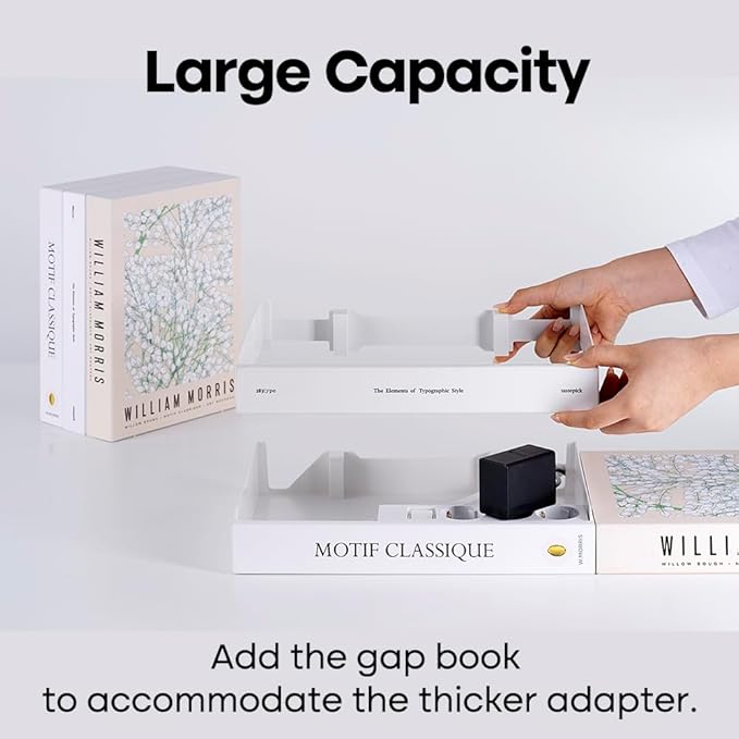 Book Shape Decorative Cable Management Box - Image 5