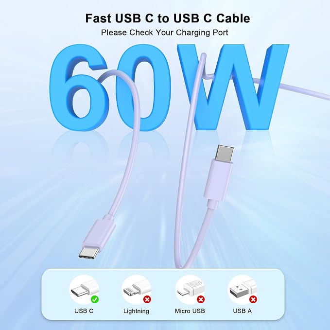 Matsusho 20W USB C Wall Charger Fast Charging Compatible - Image 4