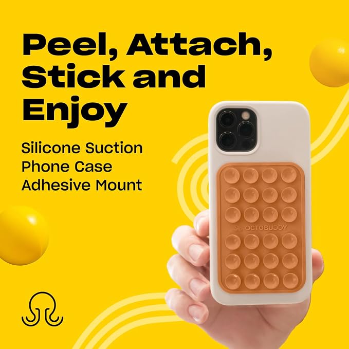 Classic MAX - Silicone Suction Phone Case Adhesive Mount - Hands-Free, Strong - Image 2