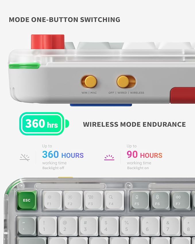 nuphy Kick75 Wireless Low Profile Mechanical Keyboard - Image 2