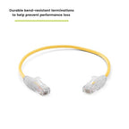 TRUECABLE Cat6 Component Rated Patch Cable, Unshielded, 28AWG Solid Copper - Image 5